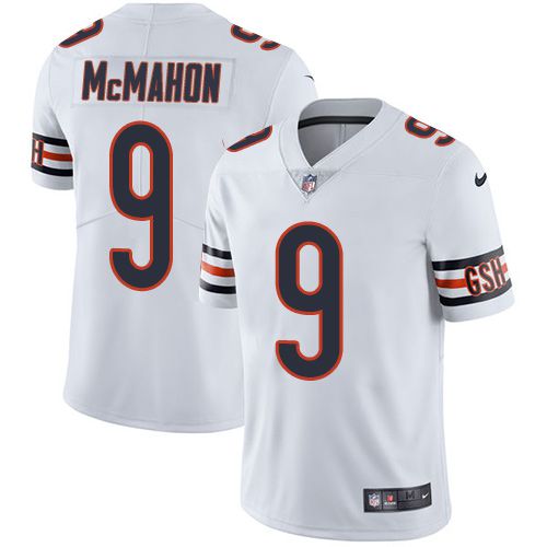 Men Chicago Bears #9 Jim McMahon Nike White Limited NFL Jersey->chicago bears->NFL Jersey